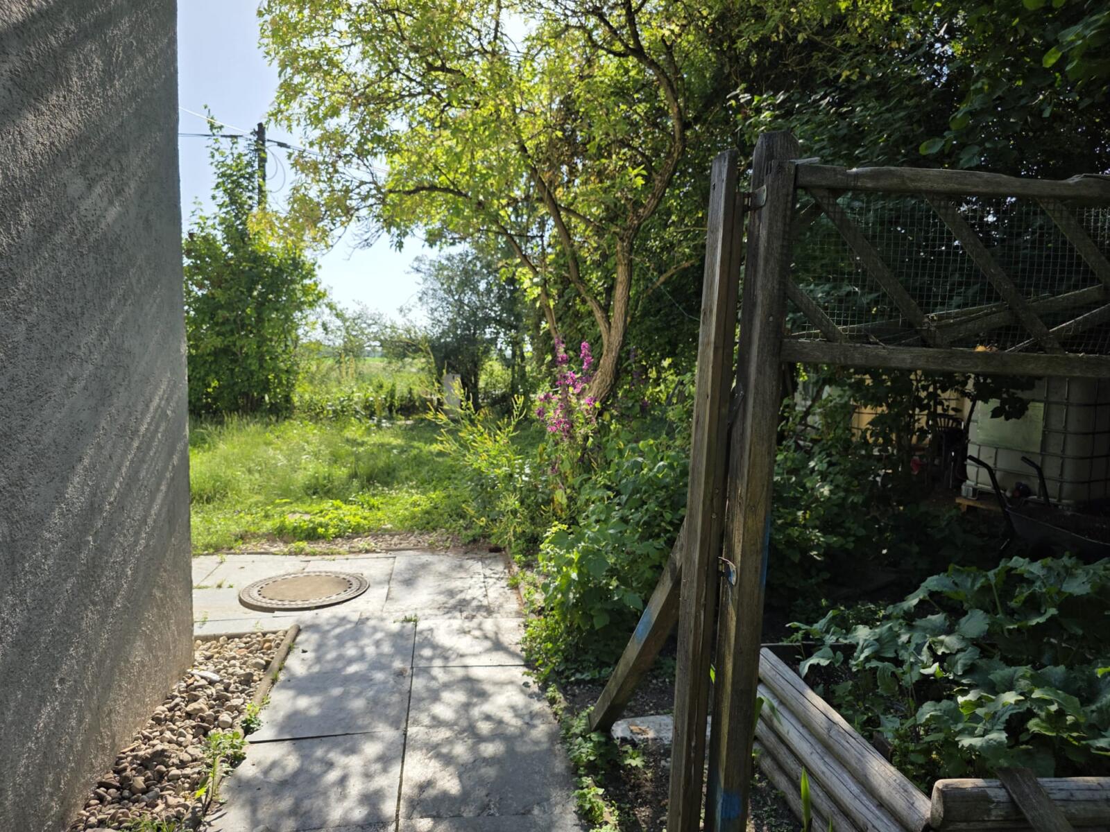 Garten mit Beet