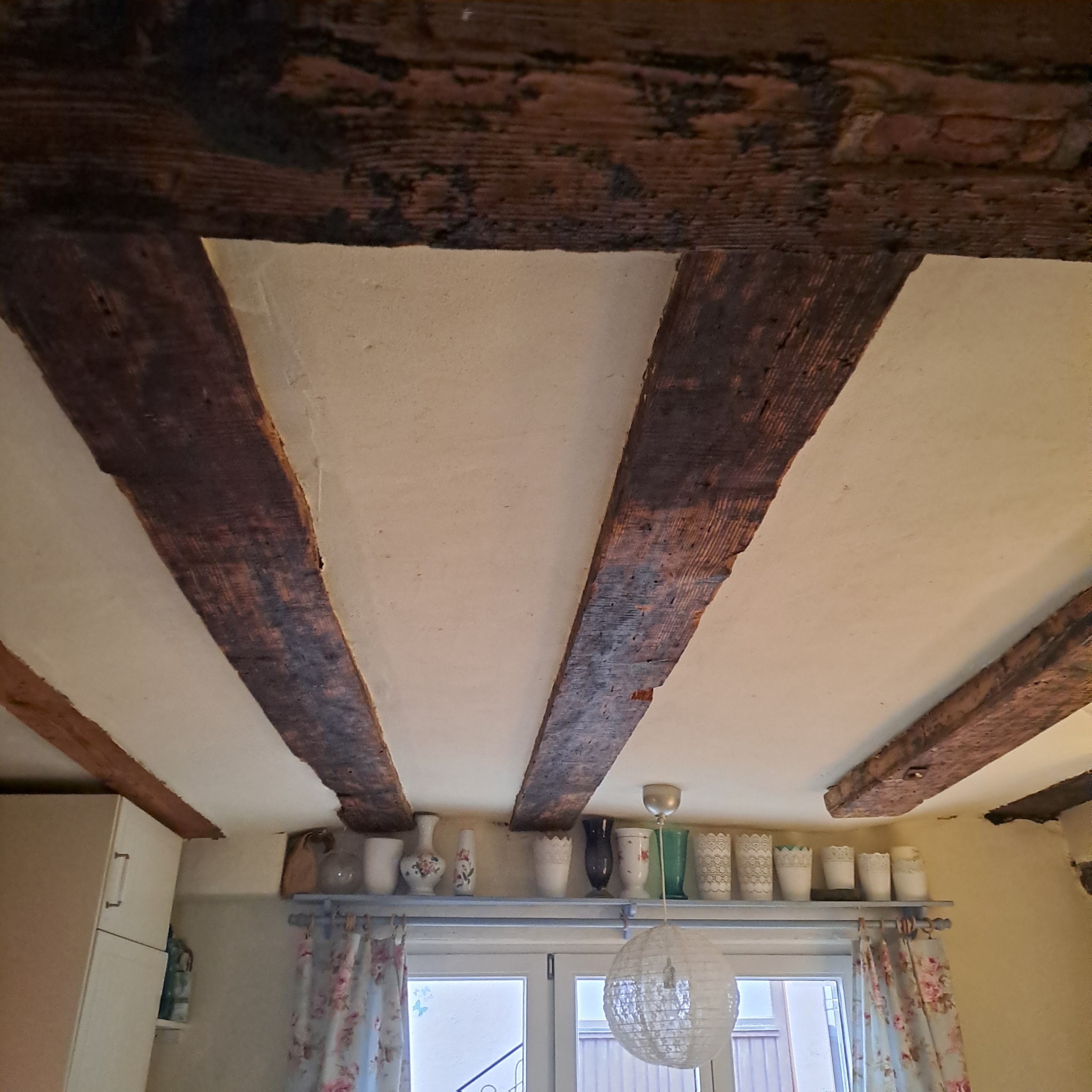 Balkendecke 1812 Küche