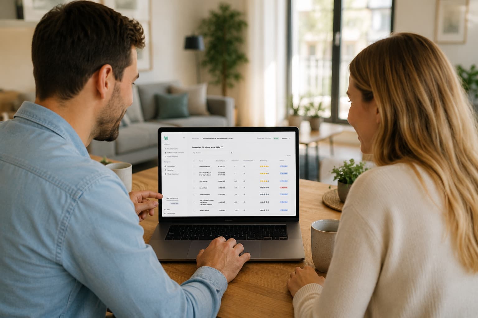 Digitale Maklerdienstleistung mit geprüften Kauf- und Mietinteressenten auf Immobilienportalen zur sicheren Immobilienvermittlung.