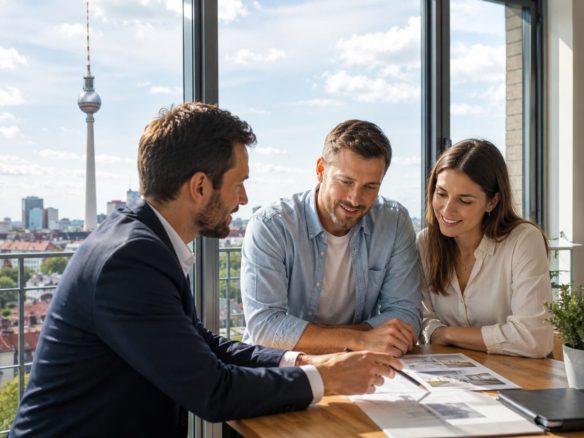 Immobilie verkaufen Berlin 2026 mit Berliner Fernsehturm im Hintergrund