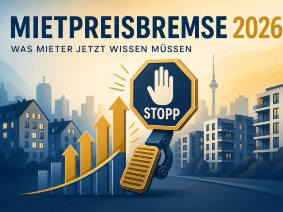 Warnhinweis zur Mietpreisbremse 2026 für Mieter in deutschen Großstädten