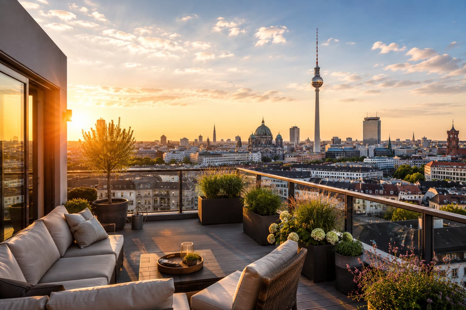 Dachterrassenwohnung mit Blick über Berlin – Immobilienpreise Berlin 2026