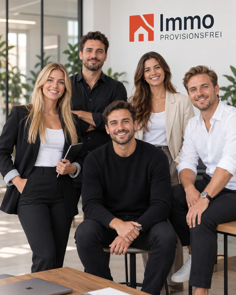 Das Team von Immo Provisionsfrei im Büro